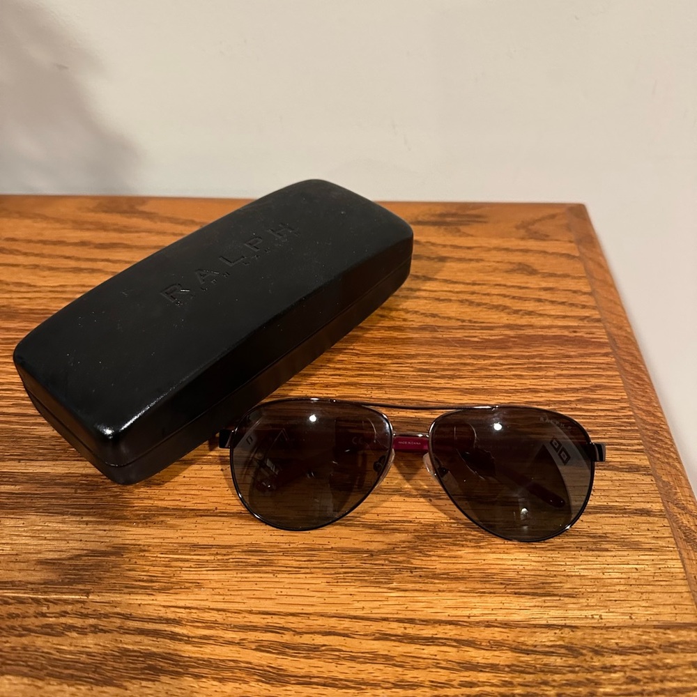 Ralph Lauren Brown Sunglasses with Case